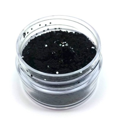 Chunky Glitter Black